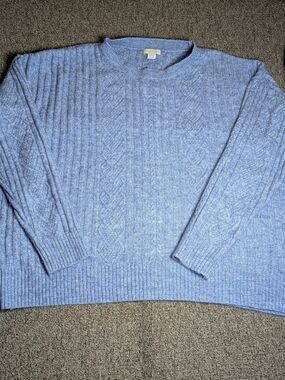 Legendary Outfitters Blue Cable Knit Sweater XL